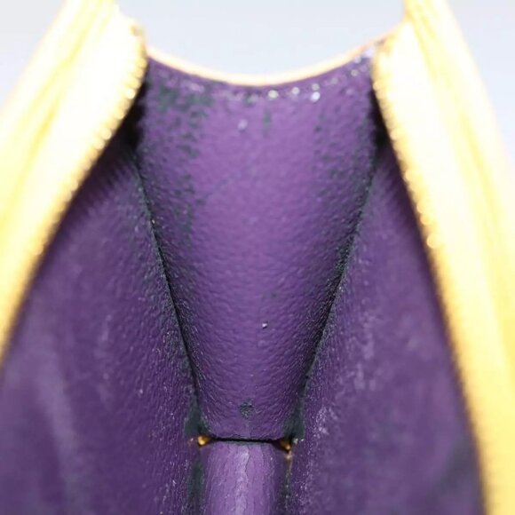 LOUIS VUITTON Epi Poche Toilette 15 Pouch Yellow LV Auth - Picture 13 of 15